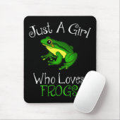 Nur ein Mädchen, das Frösche Funny Frog Lover Lieb Mousepad (Mit Mouse)