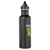 Nur ein Mädchen, das Froschfrösche Liebe Edelstahlflasche (Links)