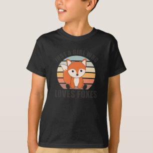 Nur ein Mädchen, das Füchse Lieben, Funny Fox T-Shirt