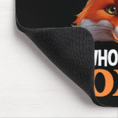 Nur ein Mädchen, das Füchse Lieben Mousepad (Ecke)