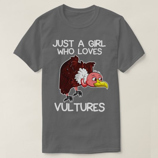 Nur ein Mädchen, das Geier Liebe T-Shirt (Design vorne)
