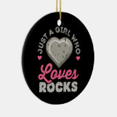 Nur ein Mädchen, das Geologie-Rock-Collector Liebe Keramik Ornament (Rechts)