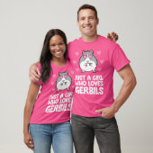 Nur ein Mädchen, das Gerbils Liebe T-Shirt (Unisex)