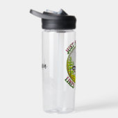 Nur ein Mädchen, das gerne wirft | Disk Golf Trinkflasche (Rechts)