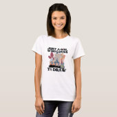 Nur ein Mädchen, das gerne zeichnet T-Shirt (Vorne ganz)
