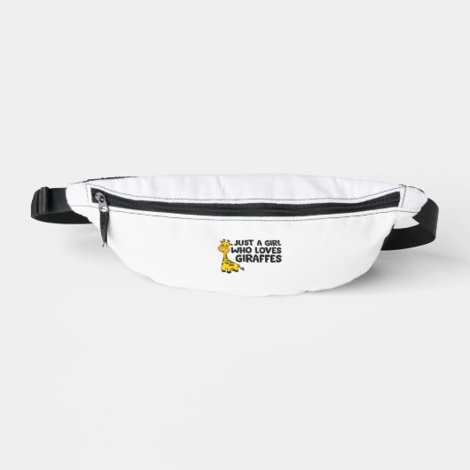Nur ein Mädchen, das Giraffen Liebe _2 Bauchtasche (Vorderseite)