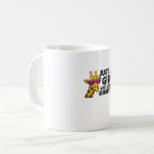 Nur ein Mädchen, das Giraffen Liebe _3 Kaffeetasse (Vorderseite Links)
