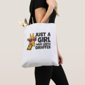 Nur ein Mädchen, das Giraffen Liebe _3 Tasche (Von Nahem)