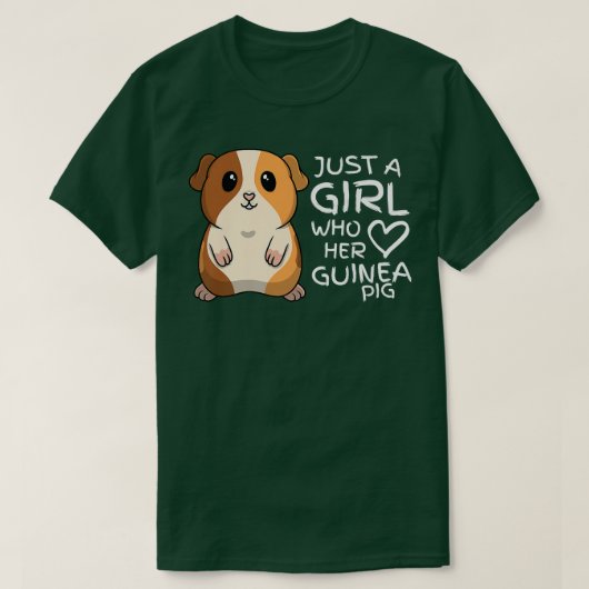Nur ein Mädchen, das Guinea Liebe853 T-Shirt (Design vorne)