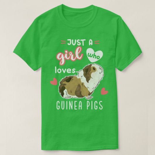 Nur ein Mädchen, das Guinea Liebe857 T-Shirt (Design vorne)