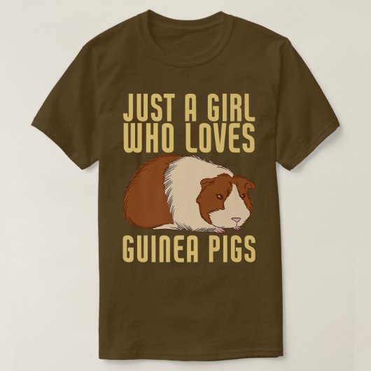 Nur ein Mädchen, das Guinea Liebe861 T-Shirt (Design vorne)