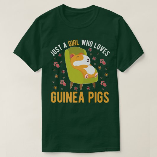 Nur ein Mädchen, das Guinea Liebe863 T-Shirt (Design vorne)