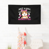 Nur ein Mädchen, das Guinea Liebe Banner (Insitu)