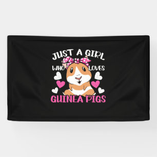 Nur ein Mädchen, das Guinea Liebe Banner