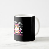 Nur ein Mädchen, das Guinea Liebe Kaffeetasse (VorderseiteRechts)