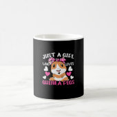 Nur ein Mädchen, das Guinea Liebe Kaffeetasse (Mittel)