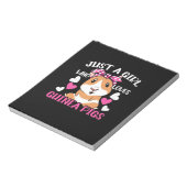 Nur ein Mädchen, das Guinea Liebe Notizblock (Rotiert)