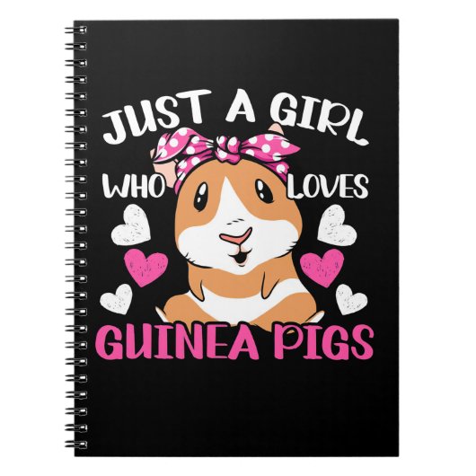 Nur ein Mädchen, das Guinea Liebe Notizblock (Vorderseite)