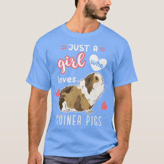 Nur ein Mädchen, das Guinea Liebe Schweine Premium T-Shirt