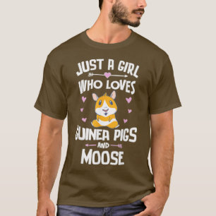 Nur ein Mädchen, das Guinea Liebe Schweine und Elc T-Shirt