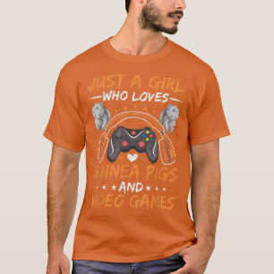 Nur ein Mädchen, das Guinea Liebe Schweine und Vid T-Shirt