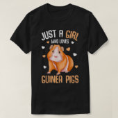 Nur ein Mädchen, das Guinea Lieben Schweine Jungen T-Shirt (Design vorne)