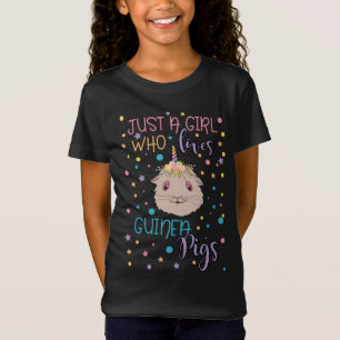 Nur ein Mädchen, das Guinea Schweine , Schweine l T-Shirt