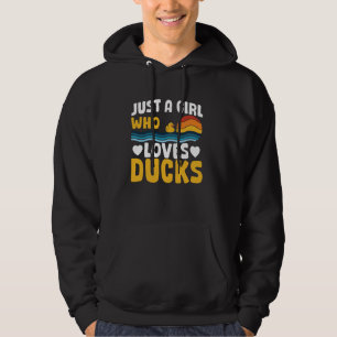 Nur ein Mädchen, das Gummienten Liebe, kränkt Gumm Hoodie