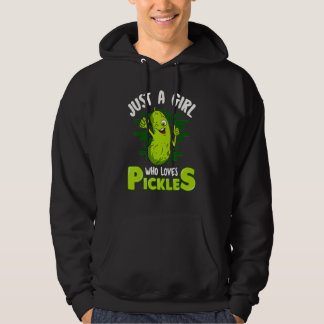 Nur ein Mädchen das Gurken liebt  Gurke  Frauen Hoodie
