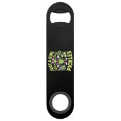 Nur ein Mädchen, das Gurken liebt Speed Flaschenöffner (Rückseite)