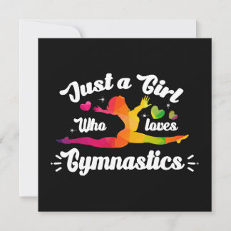 Nur ein Mädchen, das Gymnastik Liebe