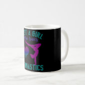 NUR EIN MÄDCHEN, DAS GYMNASTIK LIEBE KAFFEETASSE (VorderseiteRechts)