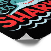 Nur ein Mädchen, das Haie Liebe Poster (Ecke)