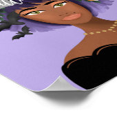 Nur ein Mädchen, das Halloween-Liebe Kostüm Schönh Poster (Ecke)