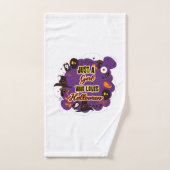 Nur ein Mädchen, das Halloween Lieben Badhandtuch Set (Handtuch)