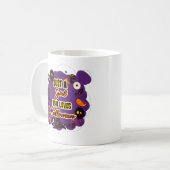 Nur ein Mädchen, das Halloween Lieben Kaffeetasse (Vorderseite Links)