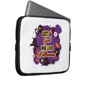 Nur ein Mädchen, das Halloween Lieben Laptopschutzhülle (Vorne Rechts)