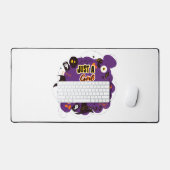 Nur ein Mädchen, das Halloween Lieben Schreibtischunterlage (Tastatur & Maus)