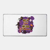 Nur ein Mädchen, das Halloween Lieben Schreibtischunterlage (Vorderseite)