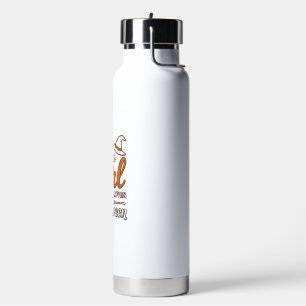 Nur ein Mädchen, das Halloween liebt Vektordesign_ Trinkflasche