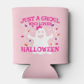 Nur ein Mädchen, das Halloween Niedliches rosa Ges Dosenkühler (Rückseite)