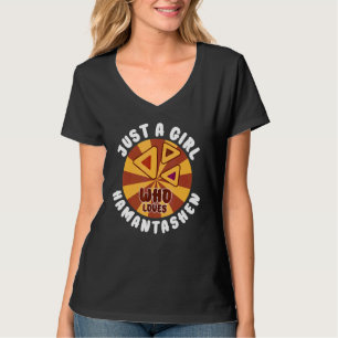 Nur ein Mädchen, das Hamantashen Happy Purim Cost T-Shirt