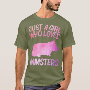 Nur ein Mädchen, das Hamster-Geschenke für Frauen T-Shirt