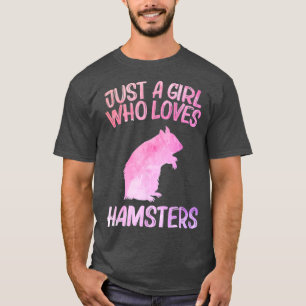 Nur ein Mädchen, das Hamster-Geschenke für Frauen T-Shirt