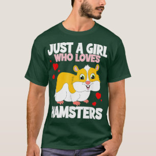 Nur ein Mädchen, das Hamster Liebe, ich kids Girls T-Shirt