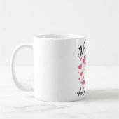 Nur ein Mädchen, das Hamster Liebe Kaffeetasse (Links)