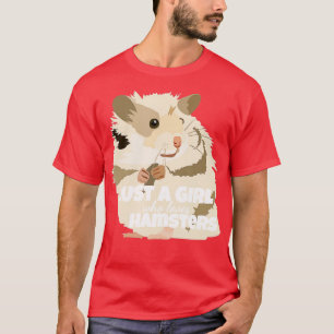 Nur ein Mädchen, das Hamster Lieben Hamster Bauer  T-Shirt