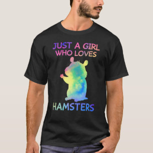 Nur ein Mädchen, das Hamsters Liebe Funny Hamster  T-Shirt