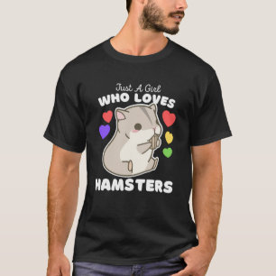 Nur ein Mädchen, das Hamsters Niedlich Girls Hamst T-Shirt