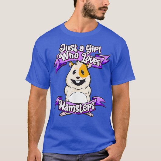 Nur ein Mädchen, das Hamsters Shirt Funny Gift Lie (Vorderseite)